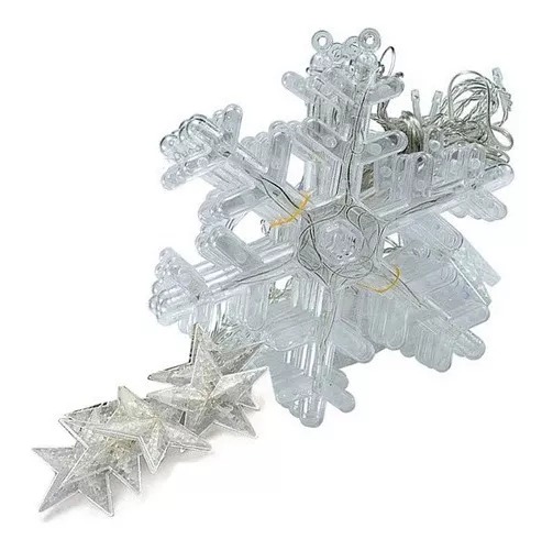 Miniatura 4 de Cascada, destellos, forma de copos nieve